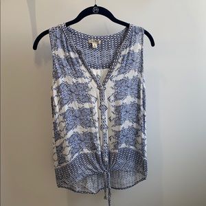 Lucky Brand Button Down Tank Top